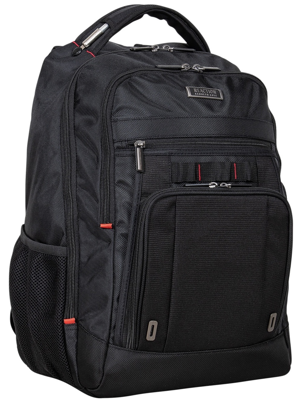 Kenneth Cole Reaction Black Backpack with Red Accents, travel bag